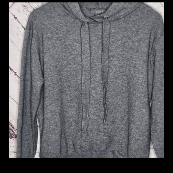 Primark Gray Pullover Hooded Sweater - Picture 3 of 5